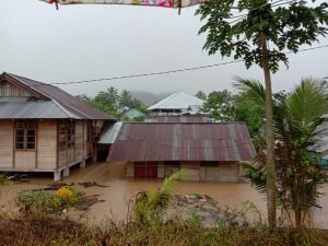 Banjir Dumoga, Desa Mogoyunggung (Foto : Istimewa)