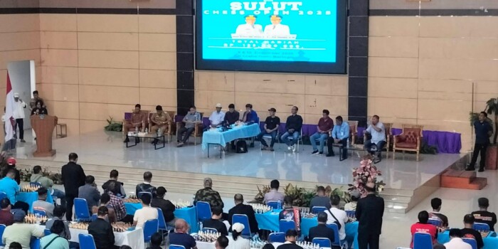Pembukaan Sulut Chess 2025 di Graha Gubernuran